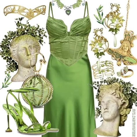 Goddess Of Earth, Gaia Goddess, Earth Mother, Event Outfit, Prom