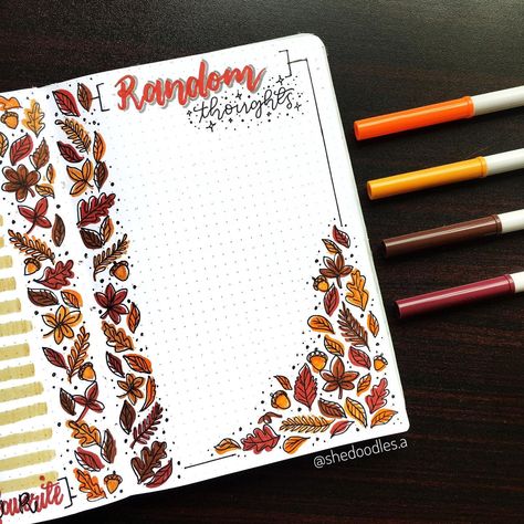 She Doodles | Bullet Journal (@shedoodles.a) • Instagram photos and videos Bullet Journal Leaves, Bullet Journal, Doodles, Instagram Photos, Photo And Video, Instagram Photo, Instagram