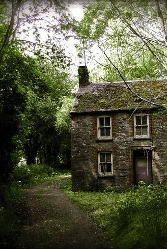 Stone Cottages, Dairy Farm, Cottage Cabin, Cottage In The Woods, Dream Cottage, Stone Cottage, Cabins And Cottages, Old Stone, Stone Houses