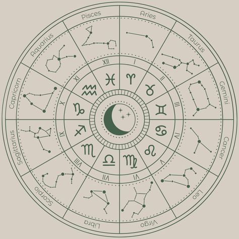 Birth Chart Aesthetic, Chart Aesthetic, Birth Chart, Astrology, Paintings, Nails, Design