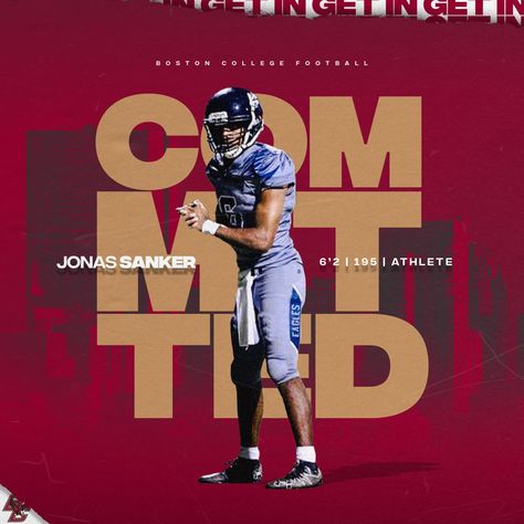 College Commitment Graphics, Sports Edits Graphics, College Athletics Graphics, Sports Commitment Graphic, Committed Graphic Sports, Committed Sports Graphics, Recruiting Graphics, College Football Graphic Design, Gfx Inspiration