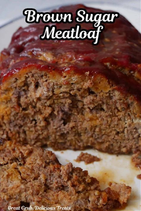 Brown Sugar Meatloaf Recipes, Saucy Meatloaf, Hot Corn Salad, Butterscotch Crunchies, Meatloaf Balls, Meatloaf Recipes Easy, Best Meatloaf Recipes, Crock Pot Chuck Roast, Brown Sugar Meatloaf