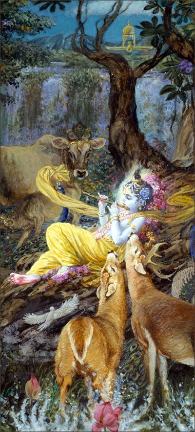 Description of Autumn – Devoto Hare Krishna Krishna Flute, Radha Krishna Wallpaper, Vedic Art, Lord Krishna Wallpapers, Time Time, Krishna Radha Painting, Radha Krishna Pictures, The Hindu, Radha Krishna Art