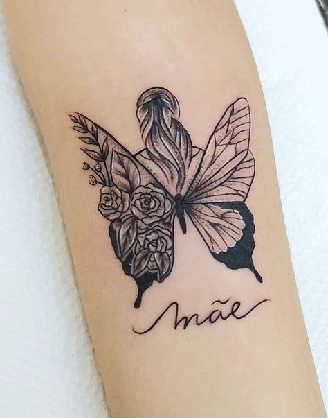 Should Tattoos For Women, Butterfly Wings Tattoo, Wings Tattoo Meaning, Butterfly Wing Tattoo, Girl With Butterfly, Simple Tattoos For Women, Self Love Tattoo, Inspiration Tattoos, Wing Tattoo