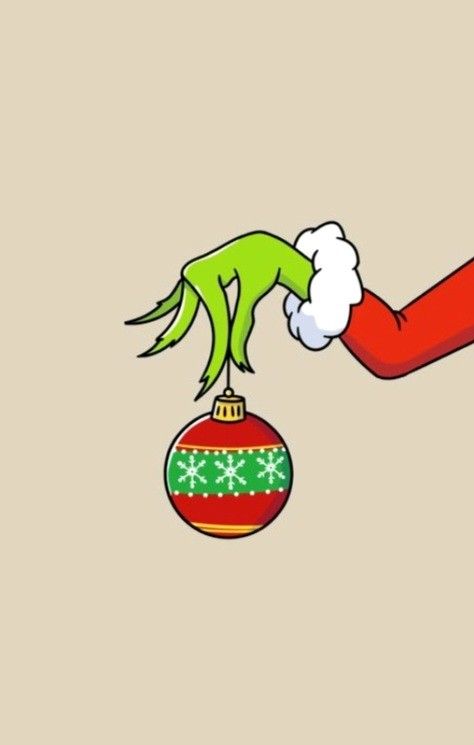 Animated Grinch, Grinch Drawing, Hand Wallpaper, Grinch Hand, Grinch Hands, Ornament Drawing, Cute Christmas Wallpaper, Holiday Background, Matching Wallpaper