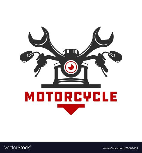 Mechanical Logo, Repair Logo Design, Motorcycle Repair Shop, Mechanic Logo Design, Motorcycles Logo Design, Shop Banner Design, Service Poster, Mechanics Logo, Motorcycle Mechanic