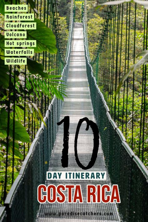 Costa Rica 10 Day Itinerary (From Liberia): The Best Highlights – Paradise Catchers 10 Days In Costa Rica, 10 Day Costa Rica Itinerary, Liberia Costa Rica Things To Do In, Costa Rica Liberia Travel, Costa Rica Itinerary 10 Days, Costa Rica Travel Packing, Costa Rica Liberia, Costa Rica Pacific Coast, Liberia Costa Rica