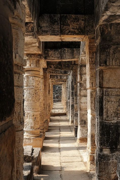 "Experience the wonders of Chichen Itza! 🌿🏛️ Explore the ruins of this ancient Mayan city, a true marvel of history and architecture. 🇲🇽✨ #ChichenItza #MayanHistory #TravelMexico" Ancient Mayan Aesthetic, Mayan Aesthetic, Mayan Architecture, Chichen Itza Mexico, Mayan History, Maya Ruins, Tequila Bar, Mayan Cities, Ancient Mayan