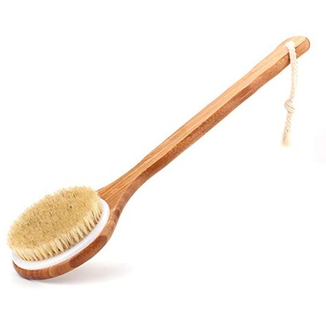 Boar Bristle Hair Brush, Shower Brush, Back Scrubber, Exfoliating Brush, Body Brush, Best Brushes, Scrub Brush, How To Exfoliate Skin, Bath Brushes