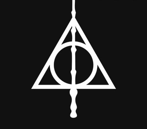 Shortcut Icon, The Deathly Hallows Symbol, Ignotus Peverell, Hunger Games Symbol, Harry Potter Pfp, Harry Potter Symbols, Deathly Hallows Symbol, Potter Tattoo, Symbol Drawing