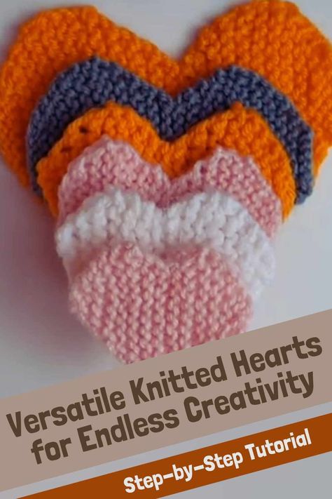 Love is in the air, and what better way to express it than through the art of knitting? In this article, we invite you to embark on a heartfelt journey by creating knitted hearts that can be used in various ways. Whether you attach them to a scarf, hat, or any accessory, these charming little symbols of love will add a touch of warmth and whimsy to your handmade creations. Let's dive into the wonderful world of knitted hearts without providing explicit step-by-step instructions, allowing... Knitted Hearts Pattern Free, Heart Knitting Pattern, Knitted Heart Pattern, Symbols Of Love, Knitted Heart, Stylish Pillows, How To Start Knitting, Handmade Charms, Free Knitting Pattern