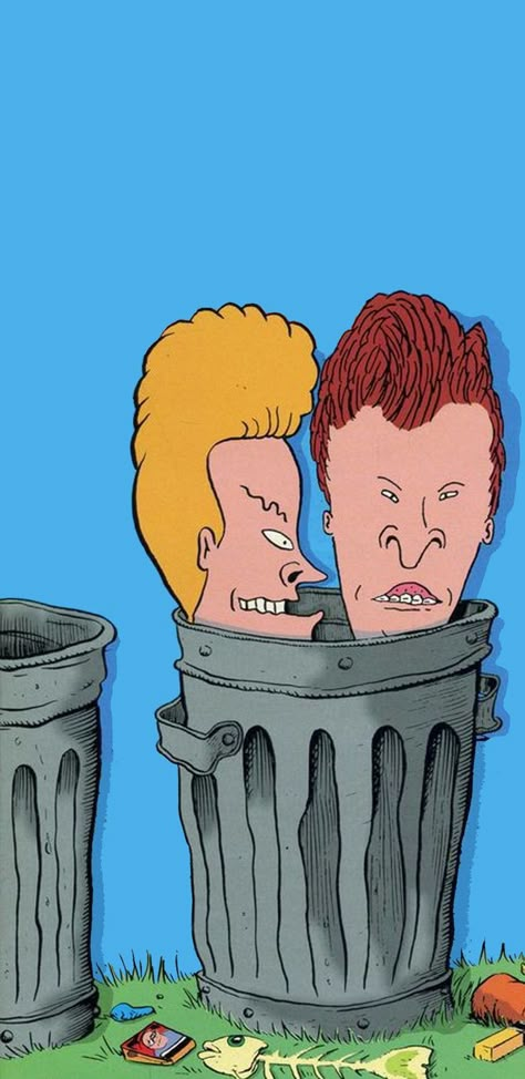 Butthead And Beavis, Beavis And Butthead Wallpaper, Beavis And Butthead Tattoo, Mtv Tattoo, Iphone Wallpaper 90s, Beavis And Butthead Quotes, Movie Ideas For Kids, Kids Movie Night, Beavis Y Butthead