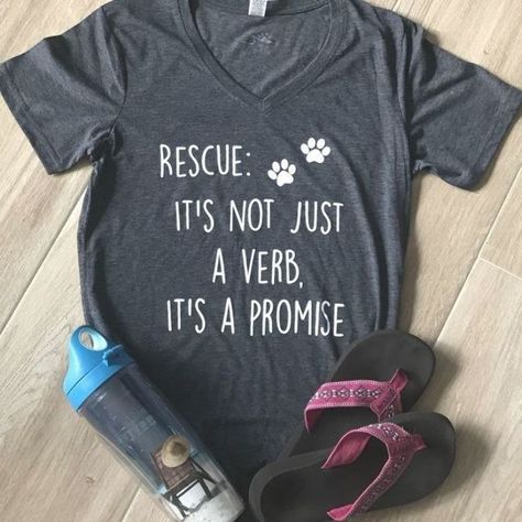 Rescue Dog Quotes, Rescue Quotes, Animal Rescue Shirt, Outfit Quotes, Dog Crafts, Rescue Dog, Dog Lover Shirt, Dog Rescue, Dog T Shirt