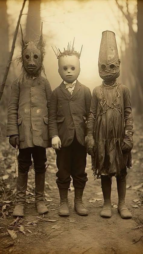 Weird Old Photos, Old Halloween Photos, Creepy Old Photos, Creepy Photography, Vintage Halloween Photos, Victorian Halloween, Photo Halloween, Gothic Photography, Creepy Kids