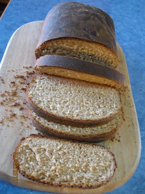 Bread Using Whole Grain Emmer Flour in place of whole wheat flour Diy Whole Wheat Bread, Rustic Whole Wheat Bread Recipe, Simple Whole Wheat Bread, Whole Wheat Multigrain Bread Recipe, 100% Whole Wheat Bread Recipe, Einkorn Recipes, Wheat Recipes, Whole Grain Bread, Bread Making