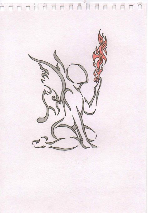 fire fairy Fire Fairy, Humanoid Sketch, Drawings, Art