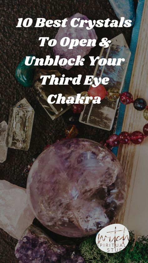 Crystals For Third Eye Chakra, How To Open Your Third Eye Fast, How To Open Your Third Eye, Third Eye Crystals, About Chakras, Third Eye Awakening, Third Eye Chakra Stones, Being In The Moment, 3rd Eye Chakra