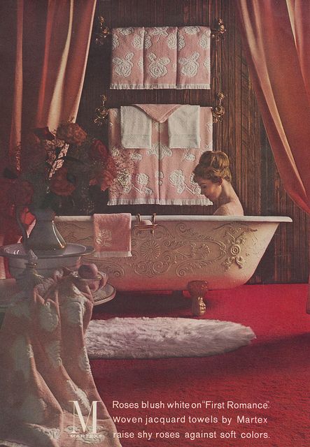 Vintage Glam Bedroom, First Romance, Mid Century Bathroom, Glam Bedroom, The Queen's Gambit, Vintage Bath, Rustic Doors, Vintage Glam, Vintage Bathroom