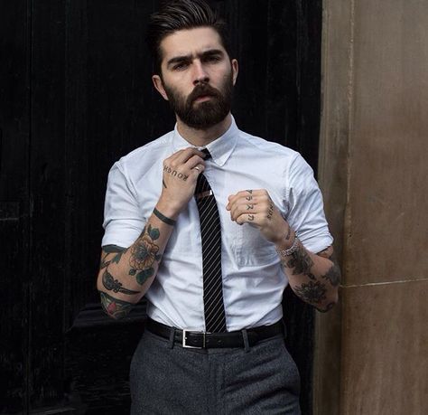 #ChrisJohnMillington Chris Millington, Chris John Millington, John Millington, Chris John, Men Haircut Styles, Beard Tattoo, Hair And Beard Styles, Beard Styles, Haircuts For Men