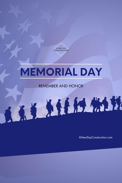 Their courage, commitment, and service will never be forgotten. 🇺🇸 We honor our fallen heroes on Memorial Day and every day. 🫡 Thank you for your sacrifice. #ANewDayConstruction #MemorialDay #neverforget #honorourfallen Fallen Heroes, A New Day, Never Forget, Memorial Day, New Day, Every Day, Thank You, Quick Saves