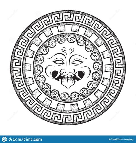 Medusa Gorgon, Work Tattoo, Medusa Tattoo, Dot Work Tattoo, Hand Tattoos, Line Art, Hand Drawn, Stock Vector, Vector Illustration