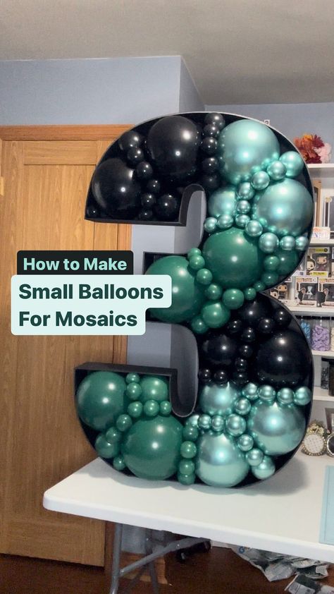 ✨Balloon-filled Mosaics 101: Scoring Foam Strips✨ I make my mosaics completely out of foam boards, including the side strips! After… | Instagram Number 1 Template, Mosaic Balloon Numbers, Diy Birthday Number, Balloon Mosaic, Baby Shower Souvenirs, Bubble Guppies Birthday, Small Balloons, Foam Boards, Mosaic Frame