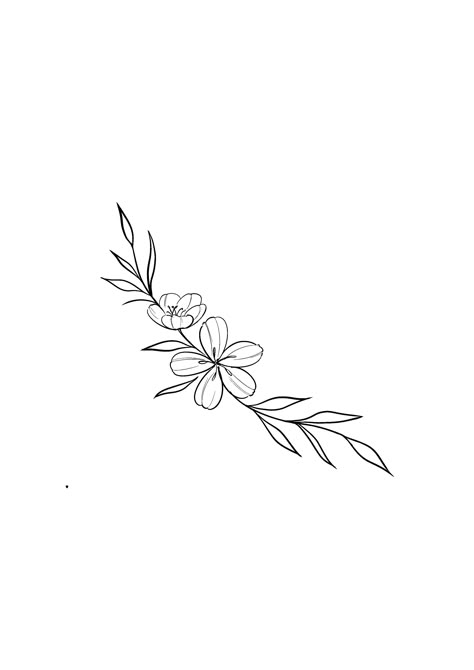 Small Flower Designs Drawing, Easy Arm Tattoos For Women, Flash Sale Tattoo Ideas, Elbow Tattoo Flower, Flowers Tattoo Outline, Outside Wrist Tattoos For Women, 5cm Tattoo Ideas, Easy Flower Tattoos, Floral Filler Tattoo Ideas