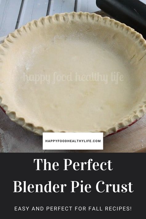 Blender Pie Crust, Blender Pie, Easy Pie Dough, Basic Pie Crust, Making Pie Crust, Pie Crust Uses, Exercise Weights, Pie Crust Recipe Easy, Fit Moms