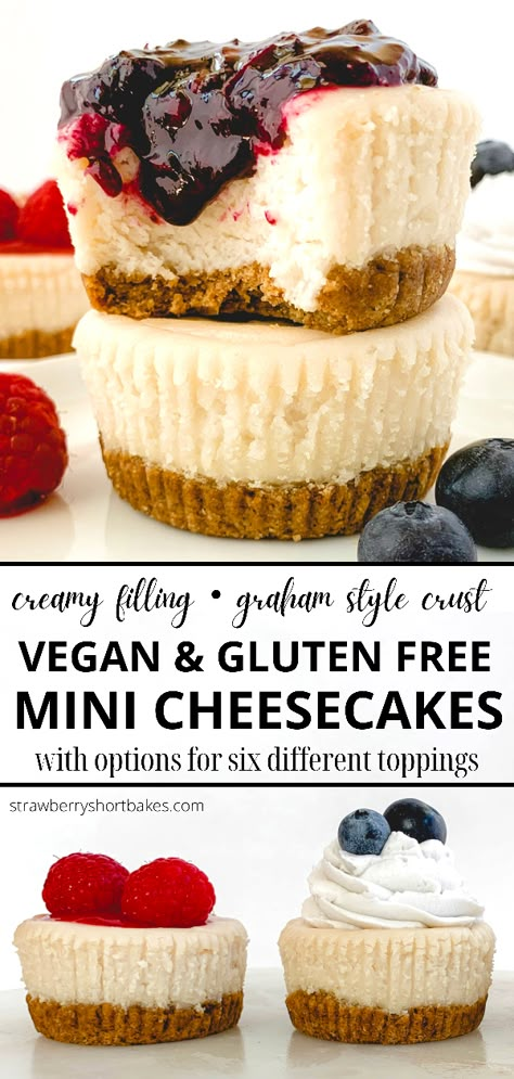 Gluten Free Dairy Free Dessert, Dairy Free Cheesecake, Sugar Free Cheesecake, Vegan Gluten Free Desserts, Mini Cheesecake Recipes, Eating Too Much, Gluten Free Cheesecake, Too Much Sugar, Gluten Free Christmas