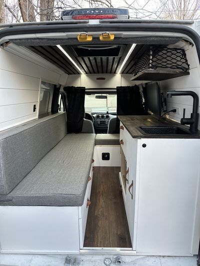 Camper Van For Sale: 2013 Ford Transit Connect XLT (Professional Conve Transit Connect Camper Conversion, Ford Transit Connect Camper, Transit Connect Camper, Ford Transit Connect, Campervan Life, Carbon Monoxide Detector, Round Storage, Van For Sale, Camper Conversion