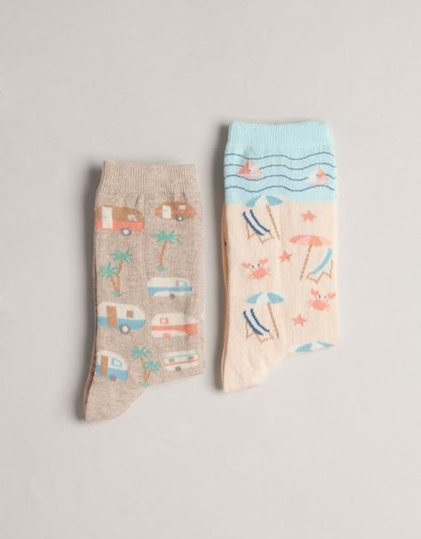 Beach Socks, Pretty Socks, Summer Socks, Summer Sock, Milano Fashion, Funky Socks, Crazy Socks, Funny Socks, Cute Socks