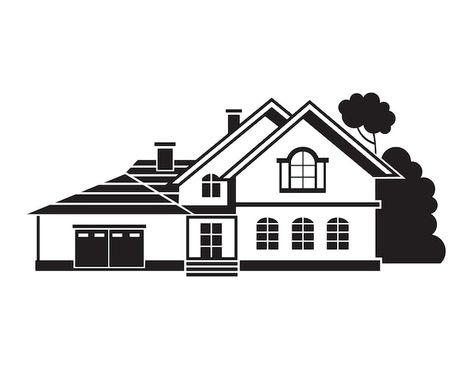 Ig Gif, Home Vector, Vector House, House Silhouette, House Sitter, Cartoon House, House Cottage, Building House, Estate Logo