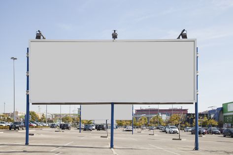 Blank white billboard in the parking lot Free Photo White Billboard, Grow My Business, Fashion Sale Banner, Iphone Wallpaper Texture, Life Activities, Digital Printing Services, Advertising Methods, Billboard Advertising, Traditional Advertising