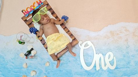 Jayvardhan Baby Beach Photoshoot Ideas, Beach Themed Maternity Shoot, Infant Beach Photoshoot, Beach Theme Baby Photoshoot, Newborn Baby Shoot, Hawaiian Newborn Photoshoot, Baby Shoot, Newborn Baby Photos, Beach Theme