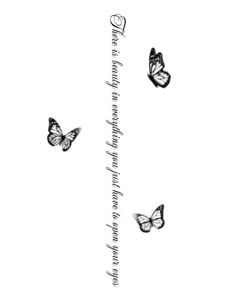 Girly Quote Tattoos, Blessed Spine Tattoo, With Pain Comes Strength Butterfly, Tattoo Quotes About Growth, Galaxy Spine Tattoos For Women, Butterfly Spin Tattoo, Butterfly Tattoo Spine Tat, Matching Spine Tattoos For Best Friends, Spine Tattoos For Women With Butterflies