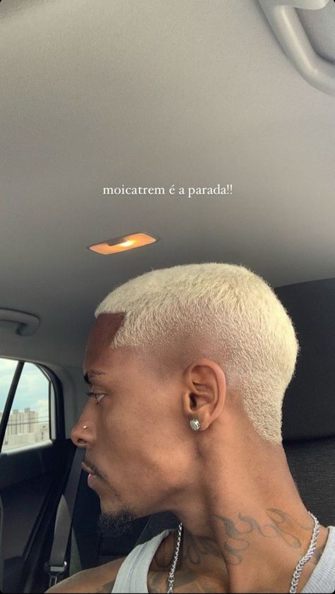 Platinum Blonde Hair Men Black, Blonde Buzzcut Black Man, Bleach Buzz Cut, Buzzcut Black Man, Black Man Blonde Hair, Bleach Buzzcut Men, Black Men Blonde Hair, Bleached Hair Men Black, Blonde Hair Black Men