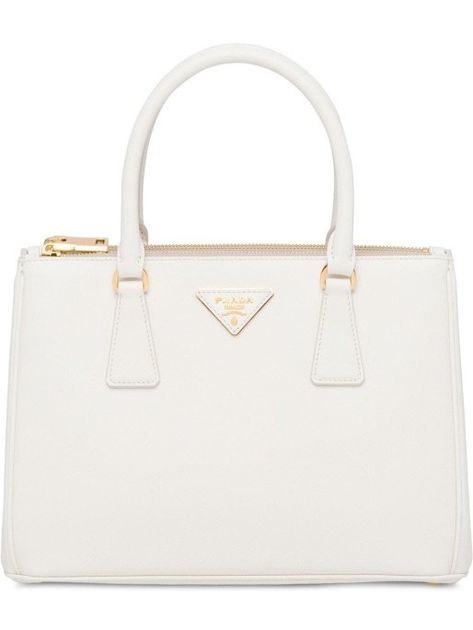 Prada Galleria Bag White Prada Bag, Prada Galleria Bag, Prada Galleria, Prada Collection, Bag Prada, Yellow Handbag, White Handbag, Miuccia Prada, Big Bags