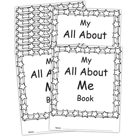 My Own All About Me Book: Grades 1-2 10-Pack - Classroom Resources & Supplies | EAI Education Journal Thoughts, All About Me Book, Saxon Math, Easy Lessons, Teacher Created Resources, Vocabulary Building, School Related, Alphabet Book, All About Me