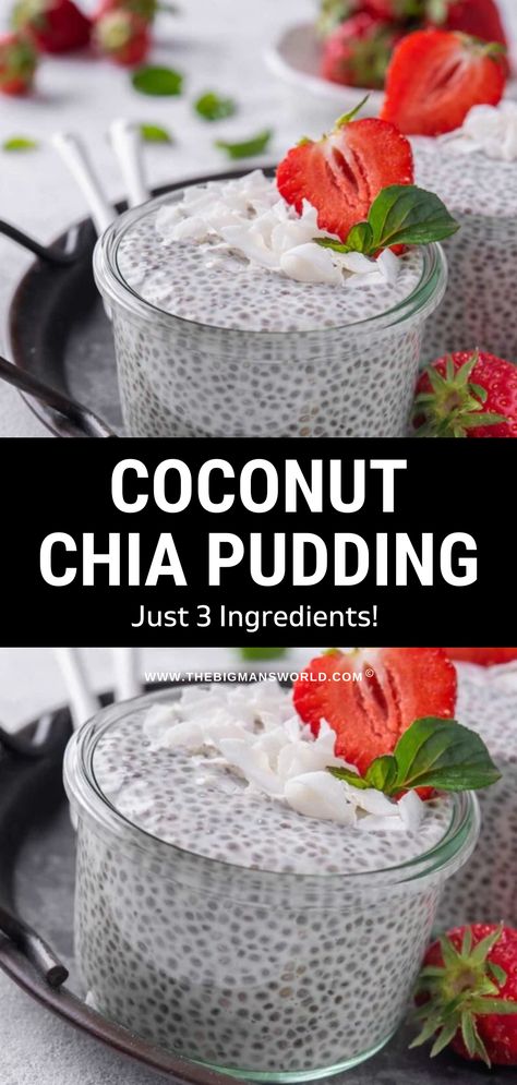 Chia Pudding Coconut Milk, Coconut Milk Chia Pudding, Chia Seed Pudding Coconut Milk, Coconut Milk Pudding, Coconut Chia Seed, Coconut Chia Seed Pudding, Chia Pudding Recipes Healthy, Chia Seed Coconut Milk, Pudding Chia