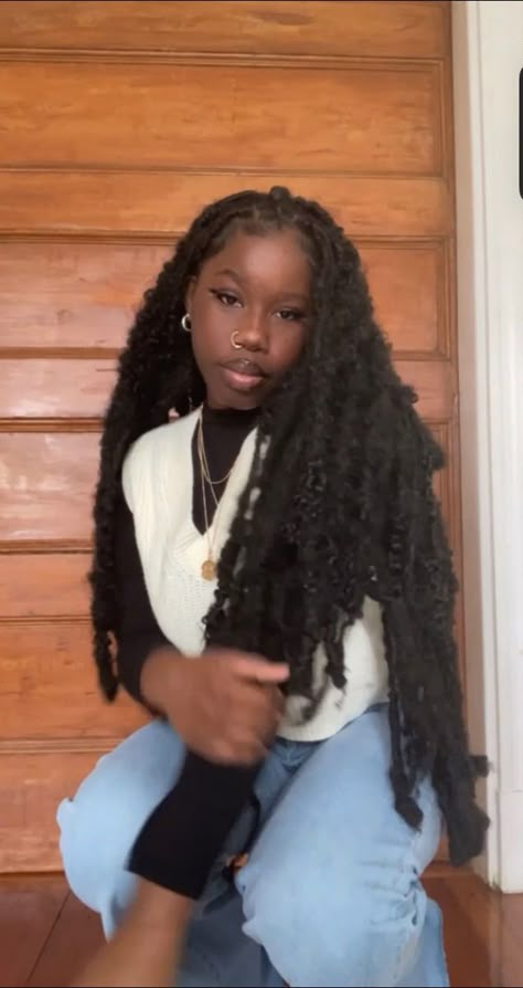 Dark Brown Butterfly Locs, Jumbo Butterfly Locs Long, Jumbo Butterfly Locs, Brown Butterfly Locs, Long Locs Black Women, Butterfly Locs Long, Jumbo Locs, Long Butterfly Locs, Short Butterfly Locs