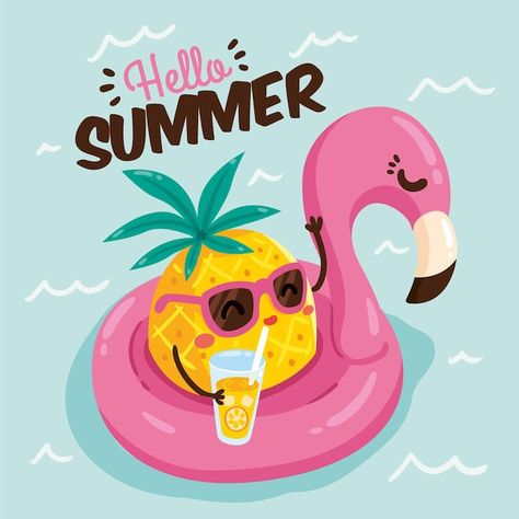 Summer Drawings, Business Graphics, Summer Cartoon, Summer Poster, Summer Illustration, Summer Backgrounds, Summer Theme, Summer Prints, Summer Wallpaper