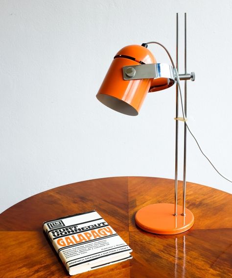 Desk lamp by Stanislav Jindra for Combi Lux, 1970s Industrial Table Lamp, Industrial Table, Design Lighting, Chandelier Floor Lamp, Office Lighting, Ceiling Chandelier, Elegant Lighting, Chandelier Ceiling Lights, Edison Bulb