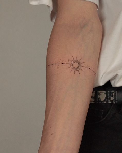 Sunshine Shoulder Tattoo, Celestial Tattoos, Sunshine Tattoo, Petite Tattoos, Sun Tattoo, August 15, Shoulder Tattoo, Tatting, Body Art