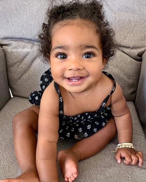 Italian And Black Mixed Babies, Mixed Babies Black And White, Mixed Baby Girl, Mixed Race Babies, Interracial Babies, Mix Kids, 8 Month Baby, Mixed Baby, Mix Baby Girl