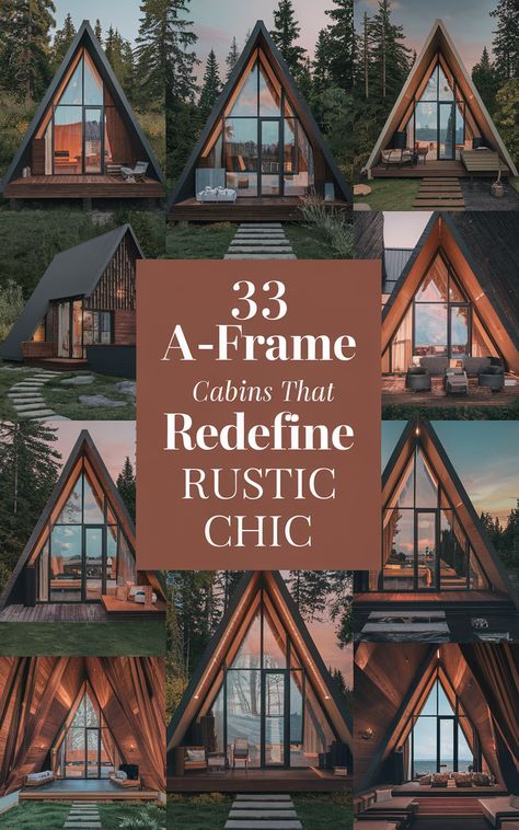 33 A-Frame Cabins That Redefine Rustic Chic A Frame Cabin Plans Layout, A Frame Ideas, A Frame Cabin Interior, A Frame Floor Plans, A Frame House Interior, Modern A Frame Cabin, Chic Cabin, Frame Cabins, Views Of Nature