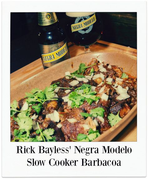 Negra Modelo Chef Rick Bayless Slow Cooker Barbacoa Lamb Barbacoa, Barbacoa Recipe, Slow Cooker Lamb, Mexican Flavors, Rick Bayless, Best Slow Cooker, Traditional Mexican, Lamb Recipes, Slow Cooker Chicken