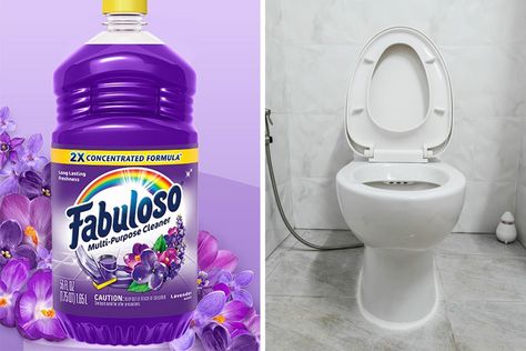 Fabuloso in the Toilet Tank: Does It Work? | Family Handyman Clean Toilet Tank, Diy Toilet Tank Cleaner, Downey In Toilet Tank, Toilet Tank Smell Good, Fabuloso Cleaner Uses, Soap In Toilet Tank, Toilet Cleaner Diy, Fabuloso In Toilet Tank, Fabulosity In Toilet Tank