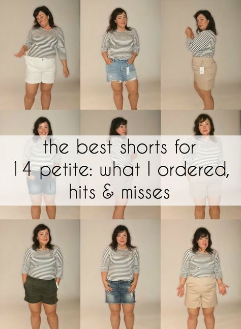 What are the best shorts for 14 petite? I review several styles of denim, twill, and cotton shorts from Nordstrom to find the perfect summer pair. Outfits For Short Women Curvy, Outfits For Short Women, Best Shorts, Plus Size Fashion Tips, Curvy Petite Fashion, Plus Size Summer Outfits, Shorts Outfits Women, Curvy Shorts, Outfits Petite