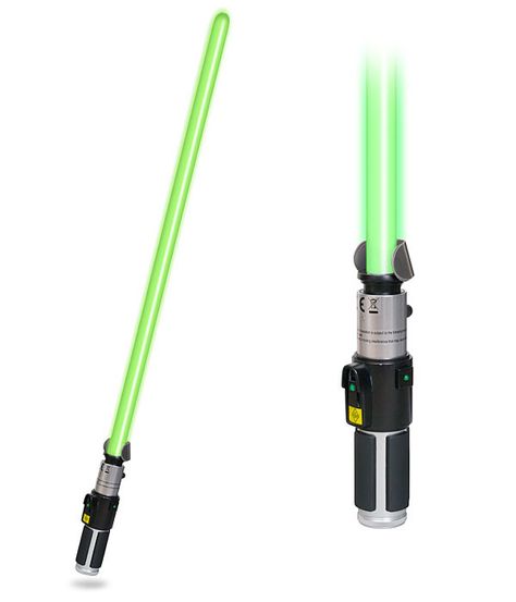 Star Wars Force FX Yoda Lightsaber Lightsaber Tattoo, Real Lightsaber, Yoda Lightsaber, Star Wars Love, Boyfriend Crafts, Star Wars Merchandise, Think Geek, Lightsaber, And Now