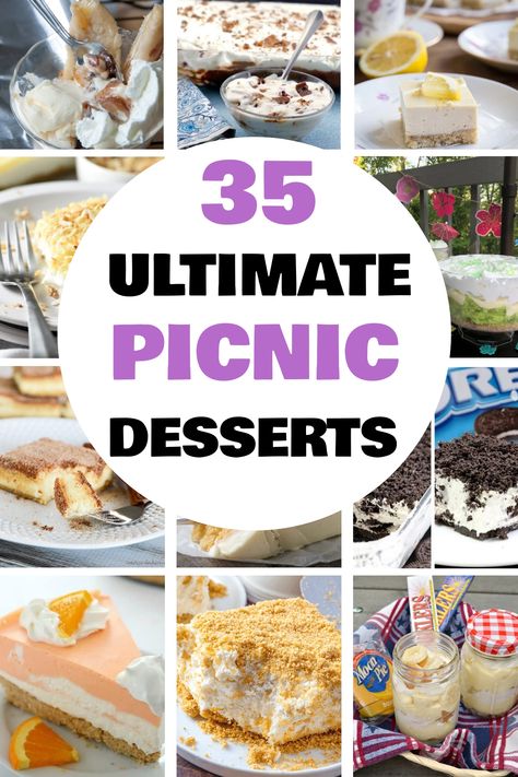 Picnic, Desserts, Outdoor, Sweet treats, Summer, Fruits, Pastries, Cakes, Pies, Cookies, Tarts, Brownies, Cupcakes, Ice cream, Sorbet, Fruit salad, Chocolate, S'mores, Lemon bars, Strawberry shortcake, Picnic blanket, Portable snacks Desserts For A Picnic, Dessert For Picnic Summer, Dessert For Picnic, Cold Picnic Food Ideas, Easy Picnic Dessert Ideas, Quick And Easy Picnic Desserts, Picnic Dessert Ideas, Gluten Free Picnic, Paleo Lemon Bars